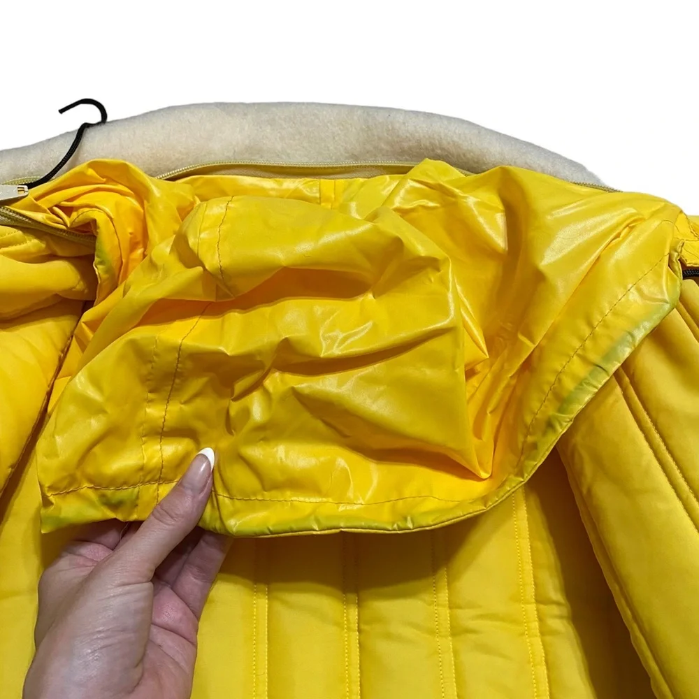 SOLD- Vintage Hudson Bay 4 Point Striped Reversible Wool Jacket - Picture 6 of 13